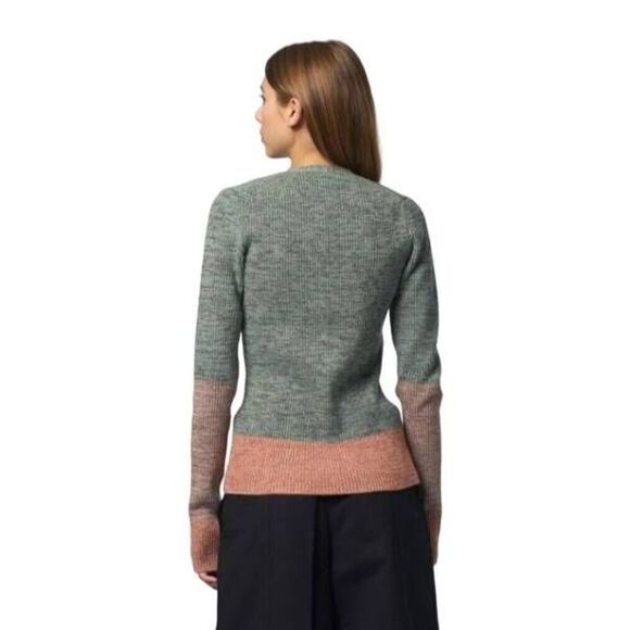 NWT Ulla Johnson Sweater Posey Cardigan in Twilight Green Wool Blend Size P - Picture 2 of 8
